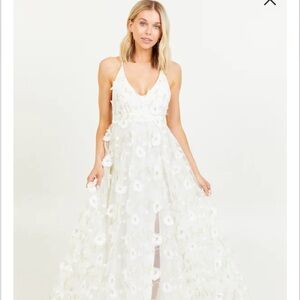 Alter’d State white embroidered flower dres